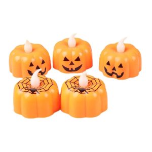 Bougies Halloween : décorations sûres sans flamme