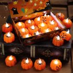 Bougies d'ambiance Halloween sans danger pour les enfants