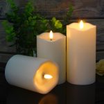 Bougies décoratives LED rechargeables avec télécommande