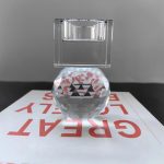 Bougeoir en cristal pour une ambiance chaleureuse