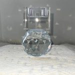Bougeoir en cristal : accessoire de décoration chic
