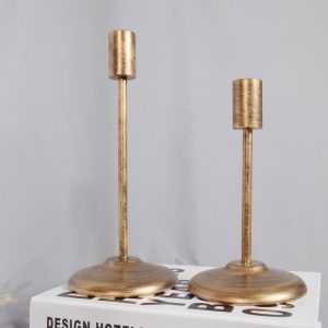 Accessoire en métal pour bougies - Bougeoir design