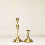 Bougeoir en bronze classique, élégant et intemporel