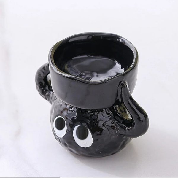 Bougeoir en céramique, motif amusant et original