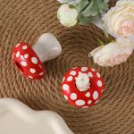 Céramique champignon pour bougies, style moderne