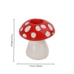 Bougeoir champignon céramique, ambiance chaleureuse