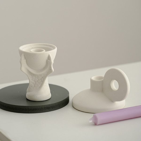 Accessoire décoratif en céramique, parfait pour vos bougies