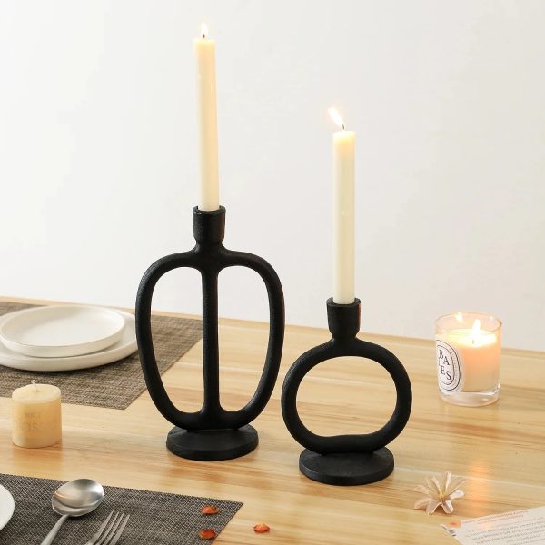 Bougeoir Céramique Contemporain x2