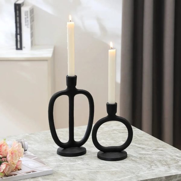 Bougeoir en céramique au design moderne