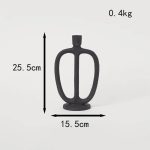 Bougeoirs céramiques modernes, ambiance raffinée