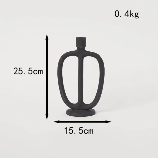 Bougeoirs céramiques modernes, ambiance raffinée