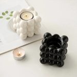 Bougeoir en céramique, style contemporain