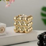 Bougeoir cube, décoration intérieure moderne