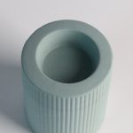 Bougeoir cylindrique en céramique, accessoire chic