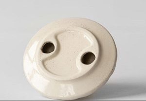 Accessoire décoratif en céramique pour bougies