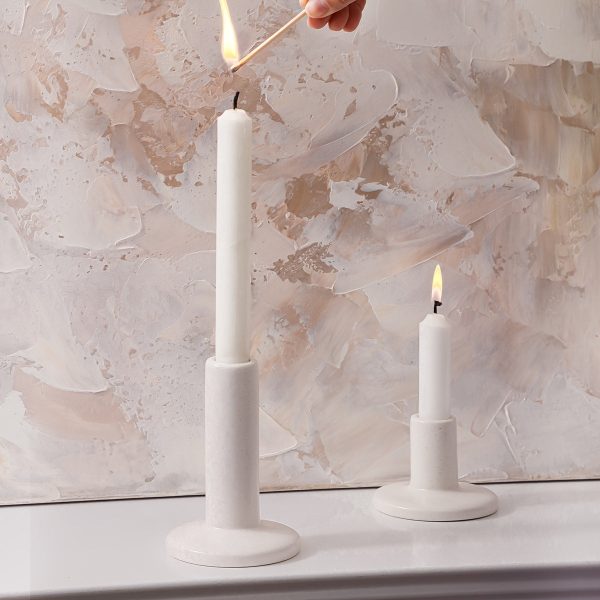 Set de bougeoirs en céramique moderne