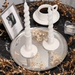 Bougeoirs élégants en céramique pour intérieur