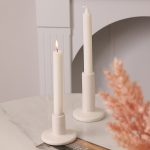 Bougeoirs décoratifs en céramique simple