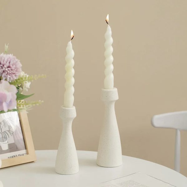 Bougeoir céramique moderne en design épuré