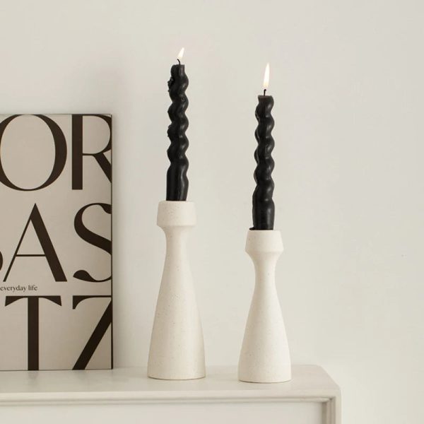 Élégant bougeoir en céramique moderne