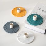 Bougeoir en céramique design pour décoration intérieure