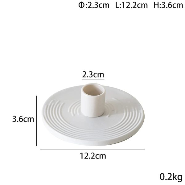 Bougeoir en céramique pour un éclairage doux et raffiné