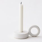 Bougeoir en céramique design pour ambiance chaleureuse