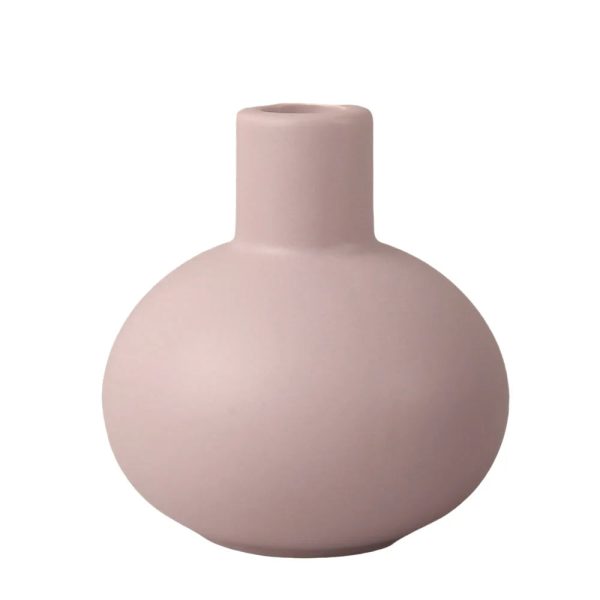 Bougeoir céramique rose pour cadeaux