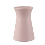 Bougeoir céramique rose à motif simple