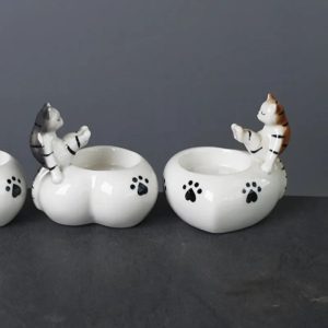 Accessoire déco en céramique pour bougies