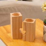 Accessoire en bois pour créer une atmosphère douce
