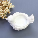 Bougeoir spirituel en forme de colombe pour la paix