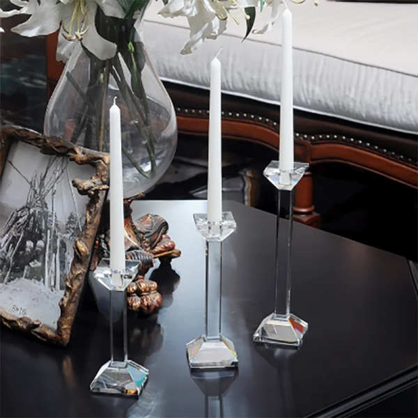 Accessoire en cristal pour éclairage d'ambiance raffiné