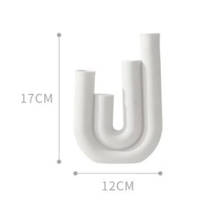 Accessoire déco céramique, bougeoir design contemporain