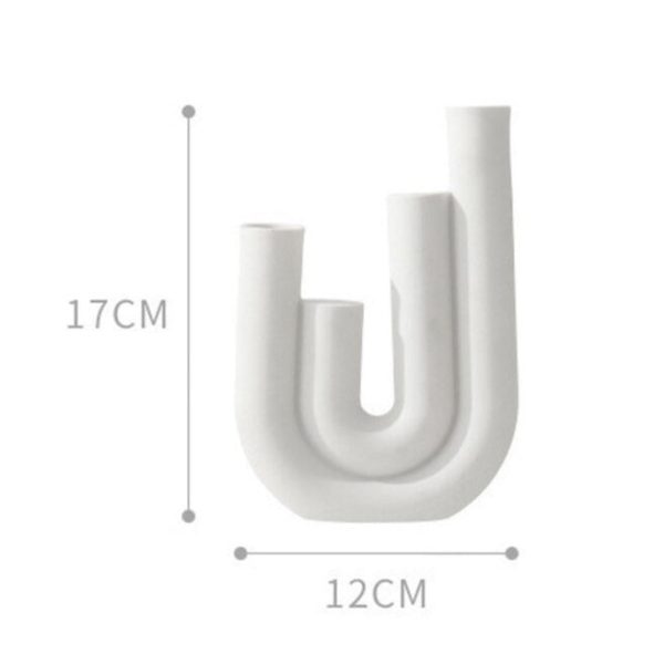 Accessoire déco céramique, bougeoir design contemporain