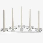 Accessoire de décoration : bougeoir en cristal