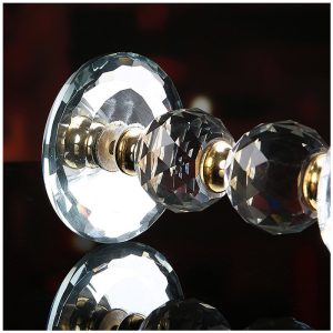 Bougeoir cristal, touche florale pour ambiance chaleureuse
