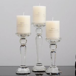 Bougeoir Cristal Fuselé élégant et moderne