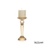 Bougeoir en cristal, parfait pour occasions spéciales