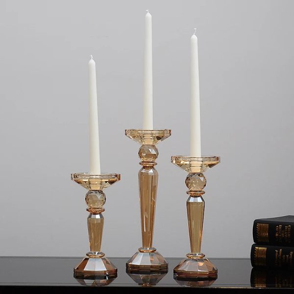 Bougeoir Cristal, style contemporain pour décoration