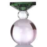 Bougeoir décoratif en cristal jaune, style et luminosité