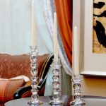 Bougeoir Cristal moderne élégant pour décoration intérieure
