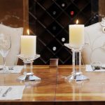 Pied carré en cristal pour bougeoirs stylés