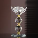 Bougeoir design en cristal de haute qualité