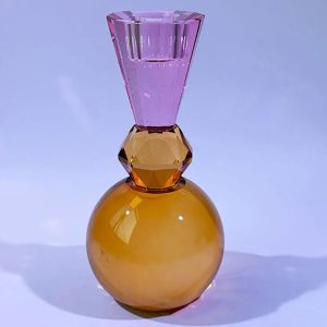 Accessoire de décoration en cristal pour bougies