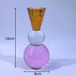 Objet décoratif en cristal pour bougies d’ambiance