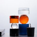 Bougeoir en cristal au design vintage, accessoire raffiné