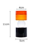 Bougeoir décoratif en cristal, idéal pour les réceptions