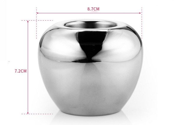 Bougeoirs pomme pour une ambiance chic et raffinée