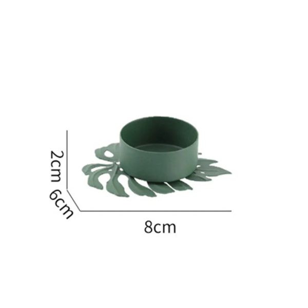 Bougeoir doré pour ambiance chaleureuse